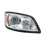 Peterbilt 379 Drop Visor 13" Stainless Steel – RoadWorks Intimidator (Flat Top & Ultra Cab) - Image 4