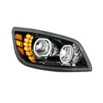 High Power 10 LED Blackout Headlight For 2005-2021 Hino 238/258/268/338-Passenger35922