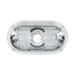 Full LED Projector One-Piece Style Chrome Headlight For Dual 5-3/4" Headlight Housing - Image 2