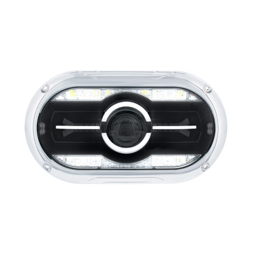 Black Full LED Projector One-Piece Style Headlight For Dual 5-3/4" Headlight Housing35925