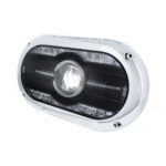 Black Full LED Projector One-Piece Style Headlight For Dual 5-3/4" Headlight Housing - Image 6