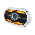 Black Full LED Projector One-Piece Style Headlight For Dual 5-3/4" Headlight Housing - Image 7