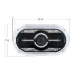 Black Full LED Projector One-Piece Style Headlight For Dual 5-3/4" Headlight Housing - Image 11