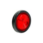 3 LED 2" Round Low Profile Light Kit (Clearance/Marker) - Red LED/Lens - Image 3