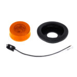 9 LED 2-1/2" Round GloLight Kit (Clearance/Marker) - Amber LED/Amber Lens - Image 7