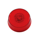 6 LED 2" Round GloLight (Clearance/Marker) - Red LED/Red Lens (Kit) - Image 4