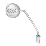 Chrome Hood Mirror Assembly With Sequential LED Turn Signal For 2013-2021 KW T680 & 2012-2021 PB 579-Passenger - Image 2
