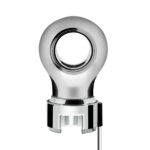 Thread-On Chrome Charlotte Style Gearshift Knob With LED 13/15/18 Speed Adapter-Blue LED - Image 4