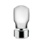 Thread-On Chrome Charlotte Style Gearshift Knob With LED 13/15/18 Speed Adapter-Green LED - Image 5