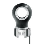 Thread-On Matte Black Charlotte Style Gearshift Knob With LED 13/15/18 Speed Adapter-White LED - Image 4