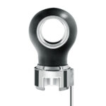 Thread-On Matte Black Charlotte Style Gearshift Knob With LED 13/15/18 Speed Adapter-Green LED - Image 4