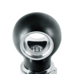 Thread-On Matte Black Charlotte Style Gearshift Knob With LED 13/15/18 Speed Adapter-Red LED - Image 6