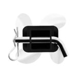 Spinning Propeller Hitch Cover For 2" X 2" Trailer Hitch Receiver With Locking Pin - Image 4