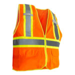 High Visibility Reflective Orange Safety Vest-XXX Large