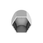 11/16" X 1-5/16" Chrome Plastic Bullet Nut Cover - Push-On (50-Pack) - Image 5