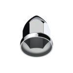 33mm X 2 3/8" Chrome Plastic Bullet Nut Covers W/ Flange - Push-On (Color Box Of 20) - Image 6