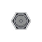 15/16" x 1 5/8" Chrome Plastic Bullet Nut Covers - Push-On (50-Pack) - Image 5