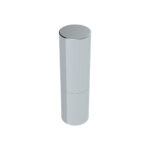 33mm X 7-1/4" Chrome Plastic Tall Cylinder Nut Cover - Thread-On (10 Pcs) - Image 3
