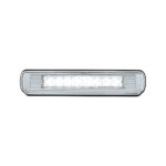 Chrome License Plate Light With White LED Backup Light - White LED/Clears Lens - Image 3