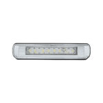 Chrome License Plate Light With White LED Backup Light - White LED/Clears Lens - Image 4