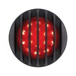 17 LED 1937 Ford Car Style Tail Light With Black Grille Style Flush Mount 110409
