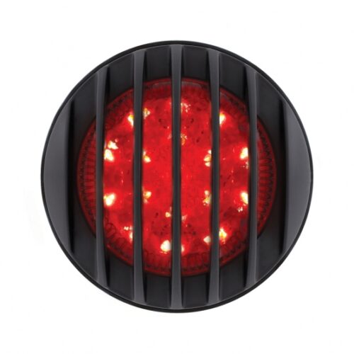 17 LED 1937 Ford Car Style Tail Light With Black Grille Style Flush Mount 110409