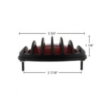 17 LED 1937 Ford Car Style Tail Light With Black Grille Style Flush Mount - Image 5