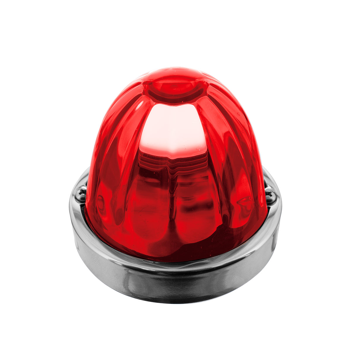Glass Watermelon Flush Mount Kit - Red 20454
