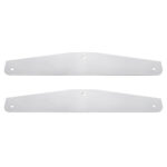 24" X 4" Stainless Steel Bottom Mud Flap Plate - Bolt Thru (Cbox/Pair) 21409CB
