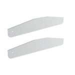 24" X 4" Stainless Steel Bottom Mud Flap Plate - Bolt Thru (Cbox/Pair) - Image 3