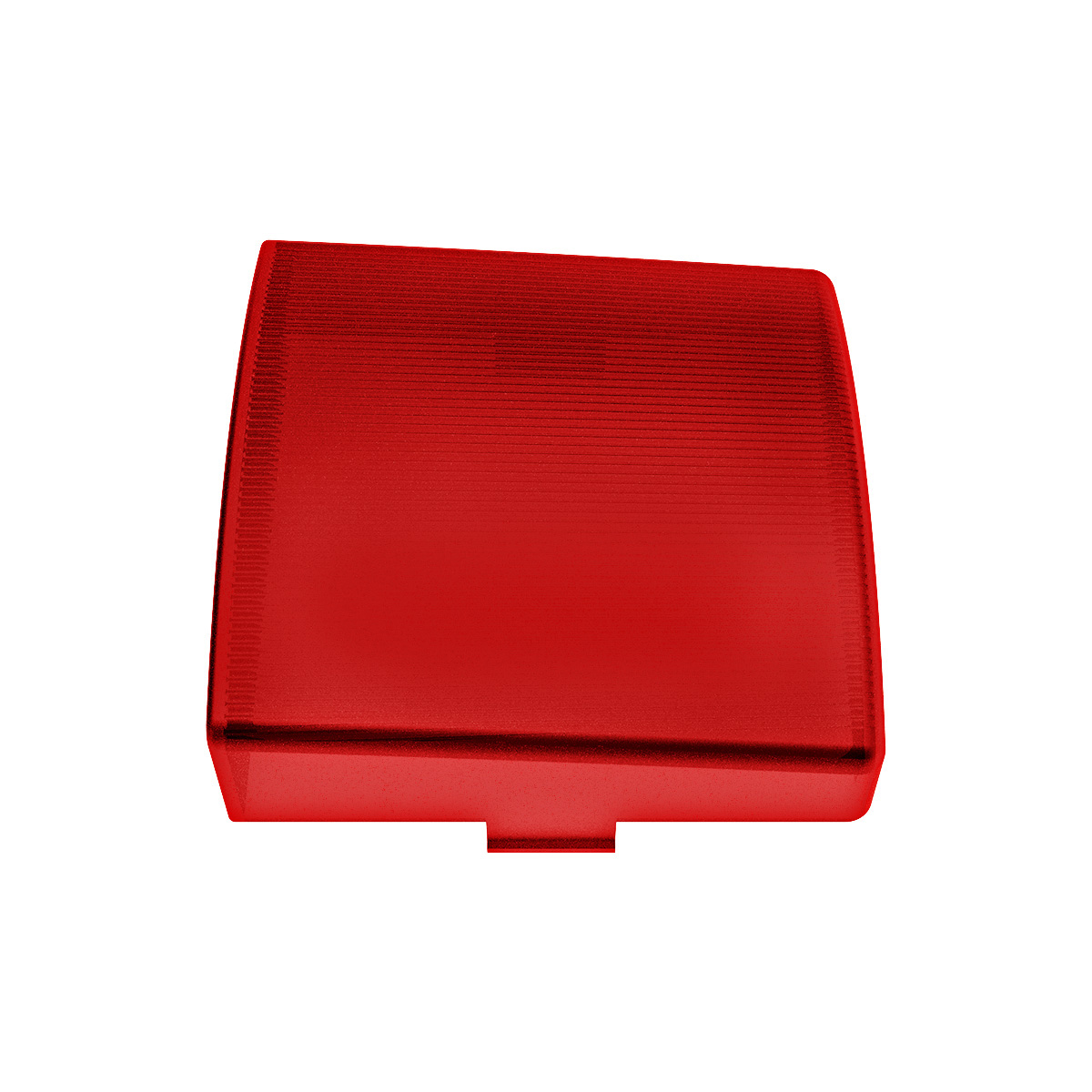 3" x 3" Square Dome Light Lens - Red 30832