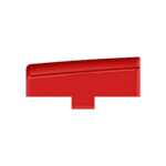 3" x 3" Square Dome Light Lens - Red - Image 4