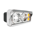Chrome High Power Heated 10 LED Headlight With LED Turn & DRL-Driver - Image 4