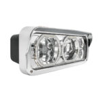 Chrome High Power Heated 10 LED Headlight With LED Turn & DRL-Driver - Image 5
