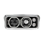 Blackout High Power Heated 10 LED Headlight With LED Turn & DRL-Driver - Image 3