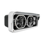 Blackout High Power Heated 10 LED Headlight With LED Turn & DRL-Driver - Image 5