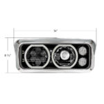 Blackout High Power Heated 10 LED Headlight With LED Turn & DRL-Driver - Image 8