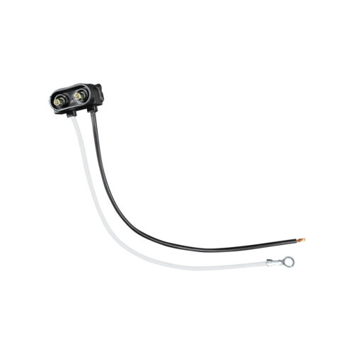 2 Wire Pigtail With 2 Prong Vertical Style Plug-6" Lead (Card) 34255P