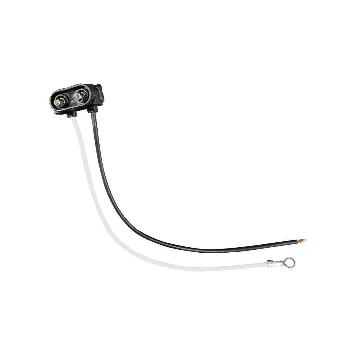 2 Wire Pigtail With 2 Prong Vertical Style Plug-6" Lead (Card) 34255P