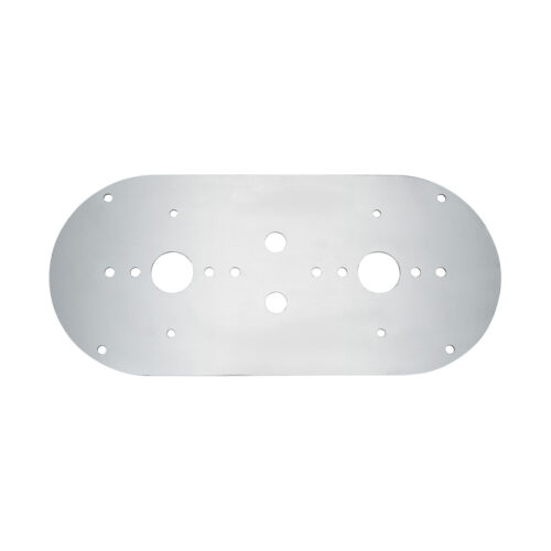 304 Stainless Steel Above Door Dome Light Plate For Kenworth & Peterbilt Trucks 34274
