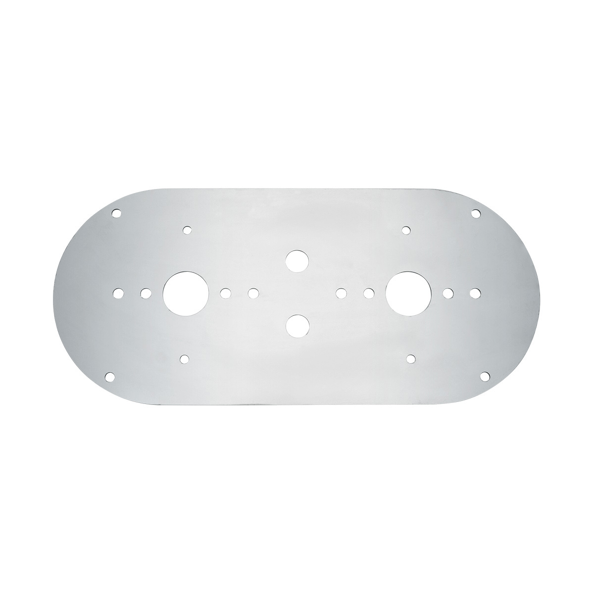 304 Stainless Steel Above Door Dome Light Plate For Kenworth & Peterbilt Trucks 34274