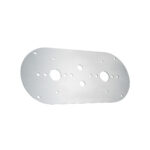 304 Stainless Steel Above Door Dome Light Plate For Kenworth & Peterbilt Trucks - Image 2