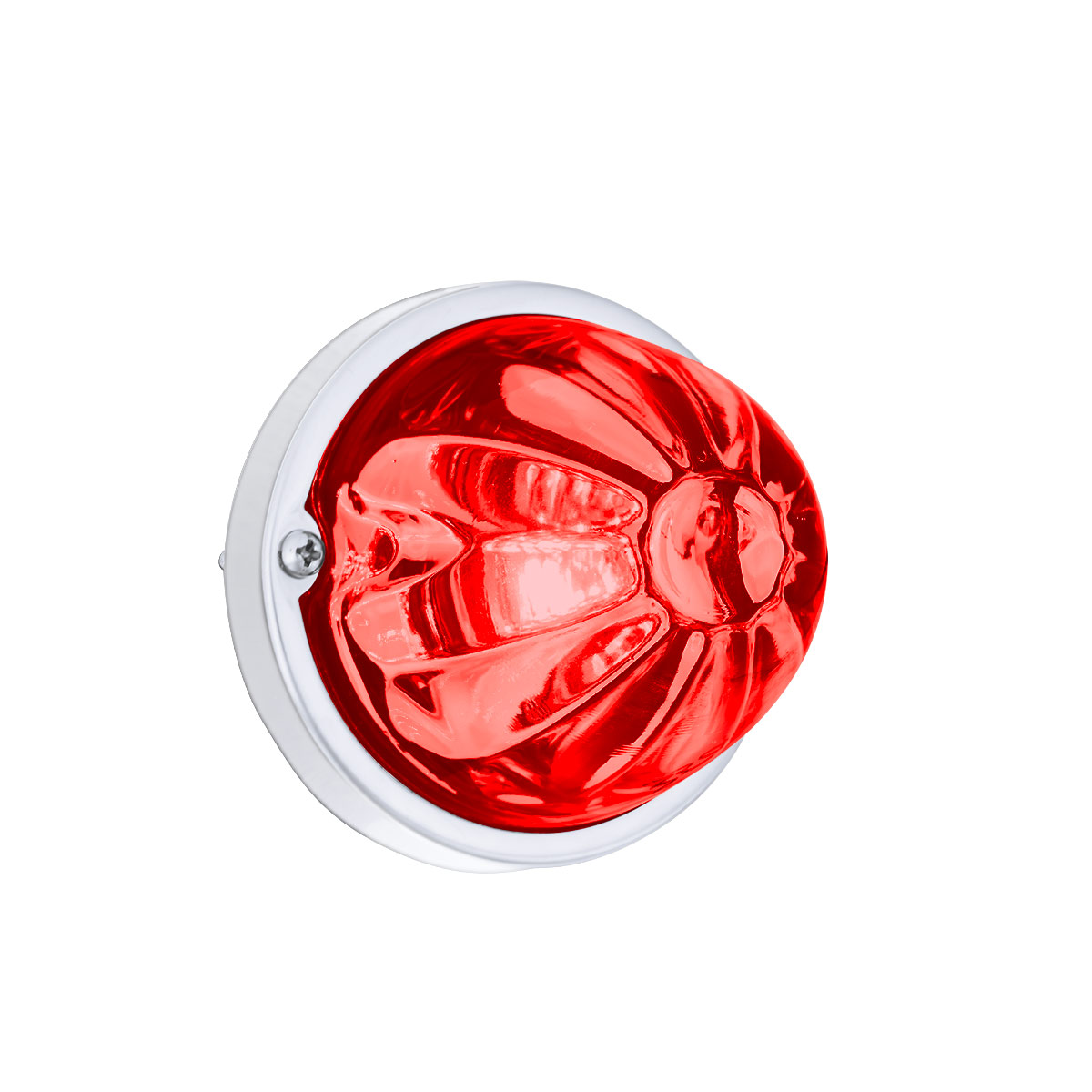 Glass Watermelon Light Kit With LED Light-Red LED/Red Lens 35011