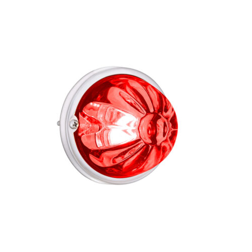 Glass Watermelon Light Kit With 2 LED Light-Red LED/Red Lens 35016