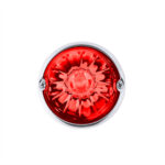 Glass Watermelon Light Kit With 2 LED Light-Red LED/Red Lens - Image 4