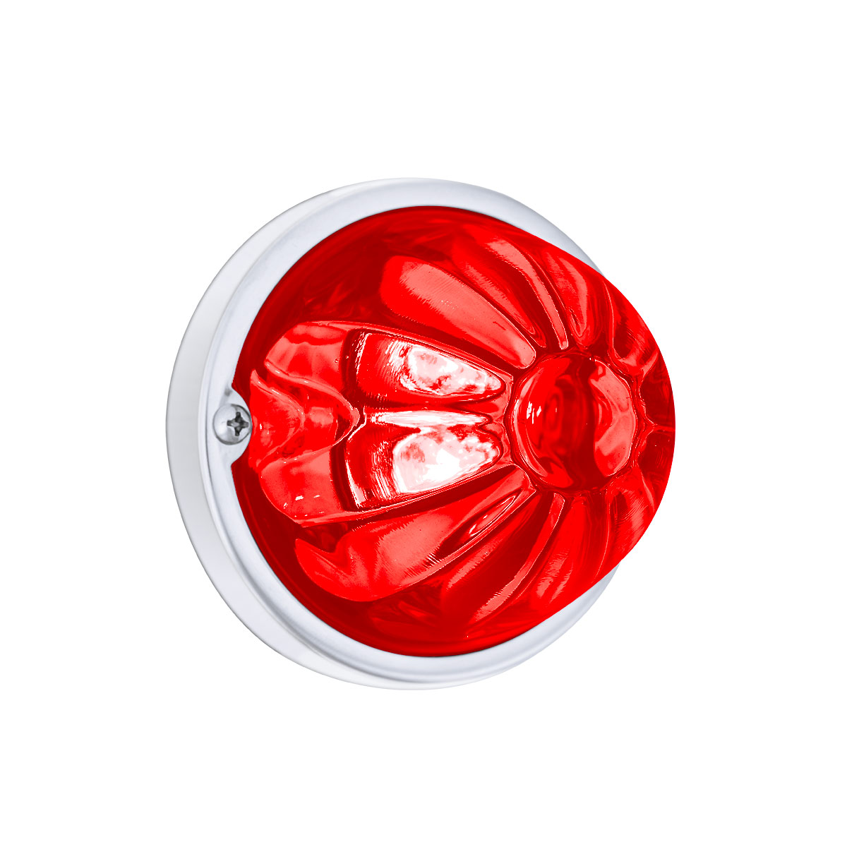 Glass Watermelon Light Kit With 4 LED Light-Red LED/Red Lens 35030
