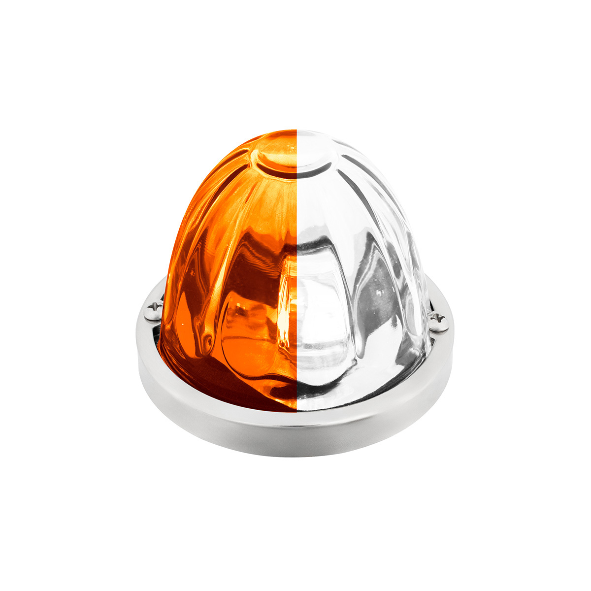 Double Fury 4 LED Glass Watermelon Light Kit-Amber & White LED 35040