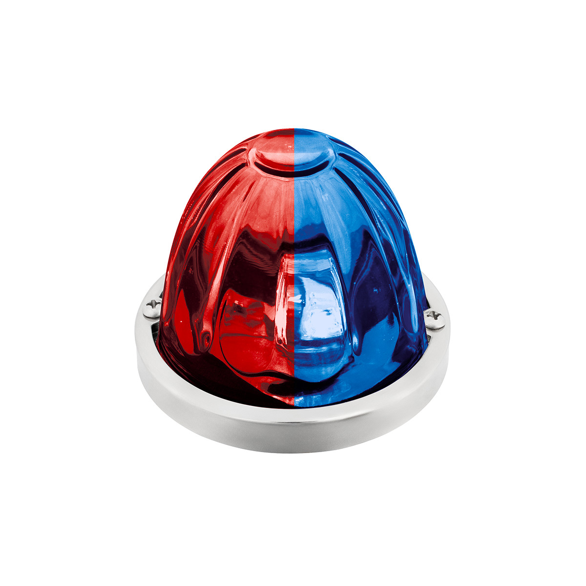 Double Fury 4 LED Glass Watermelon Light Kit-Red & Blue LED 35041