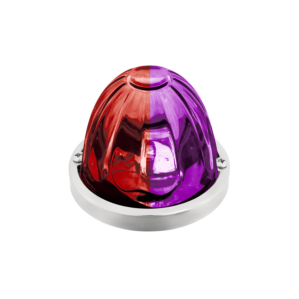 Double Fury 4 LED Glass Watermelon Light Kit-Red & Purple LED 35043