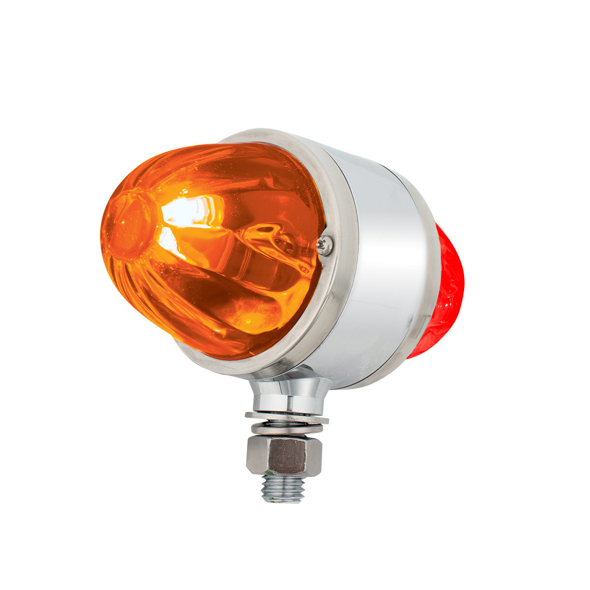 UltraBurst Chrome Double Face Glass Watermelon Light-Amber & Red LED/Amber & Red Lens 35080